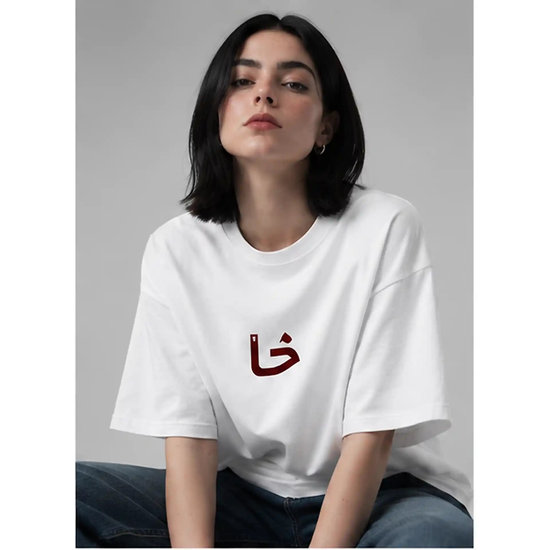تیشرت زنانه سفید