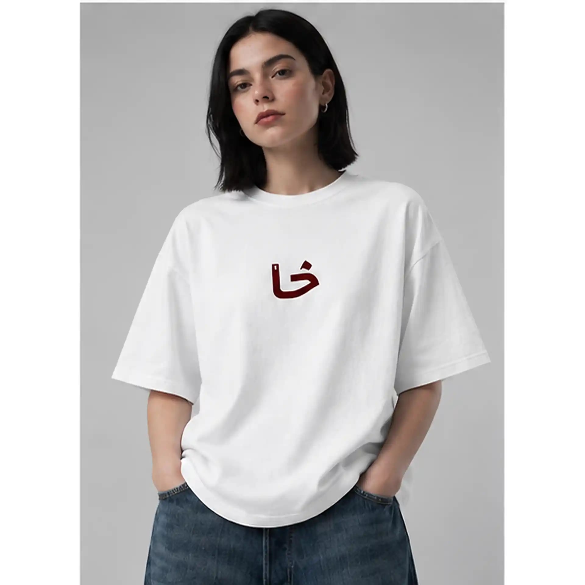 تیشرت زنانه سفید view 2